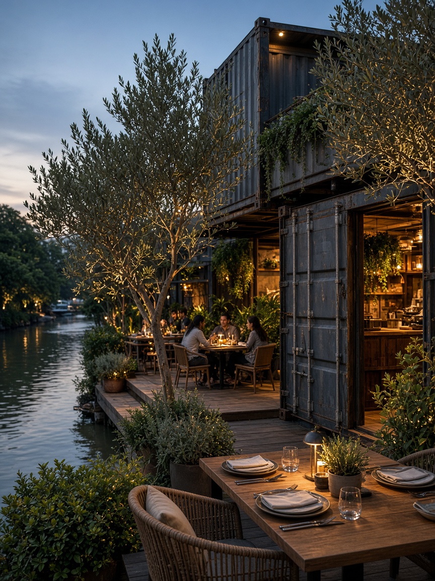 Olive Grove canal-side cafe