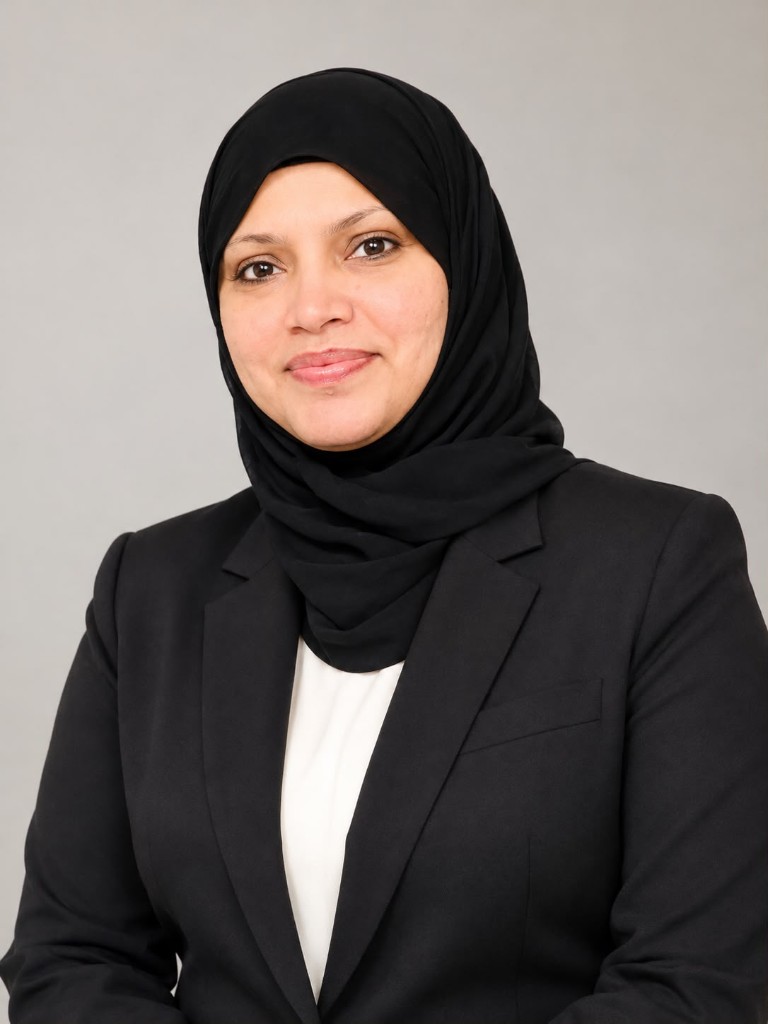 Portrait of Husna Saleem, Director of Al Ghataa Manufacturing LLC